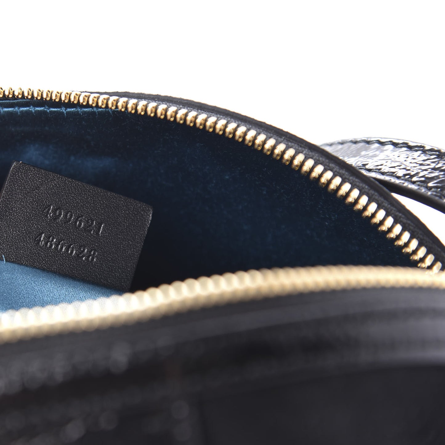 Suede Patent Web GG Small Ophidia Dome Shoulder Bag Black