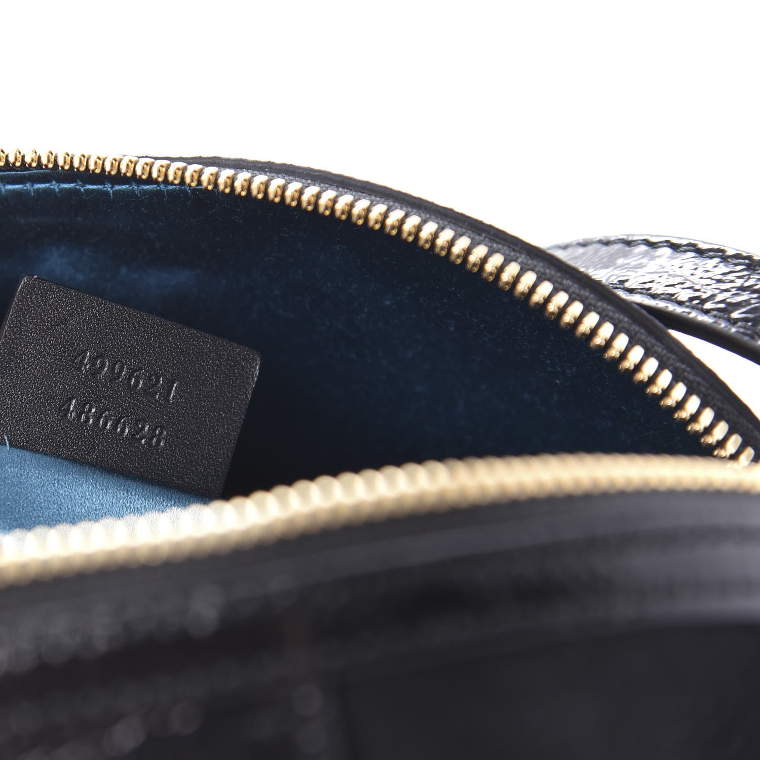 Gucci Suede Patent Web GG Small Ophidia Dome Shoulder Bag Black 9 of 10