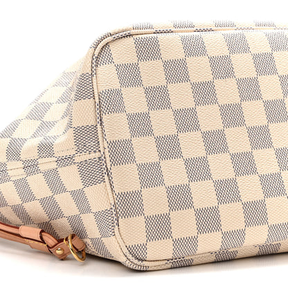 Louis Vuitton Damier Azur Neo Neverfull MM Rose Ballerine 10 of 13