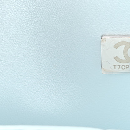 Chanel Caviar Quilted Jumbo Double Flap Light Blue 7 of 10