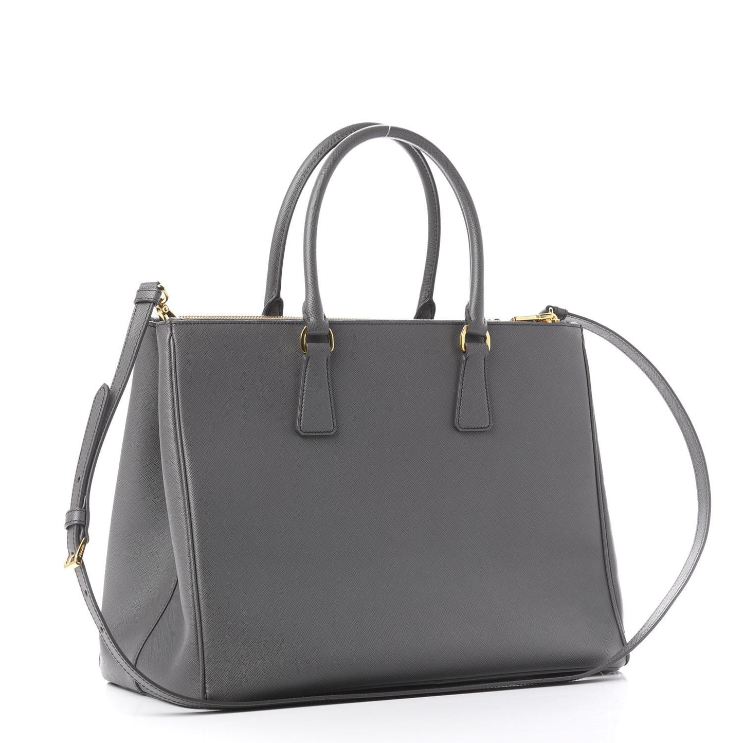 Saffiano Large Galleria Double Zip Tote Marmo