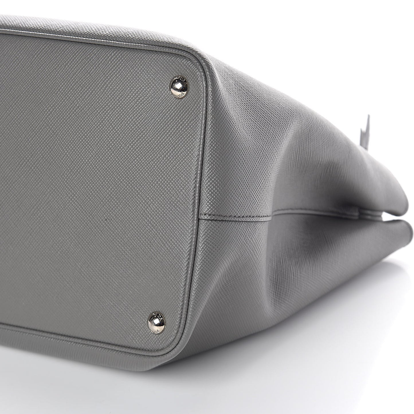 Saffiano Cuir Buckle Tote Marmo