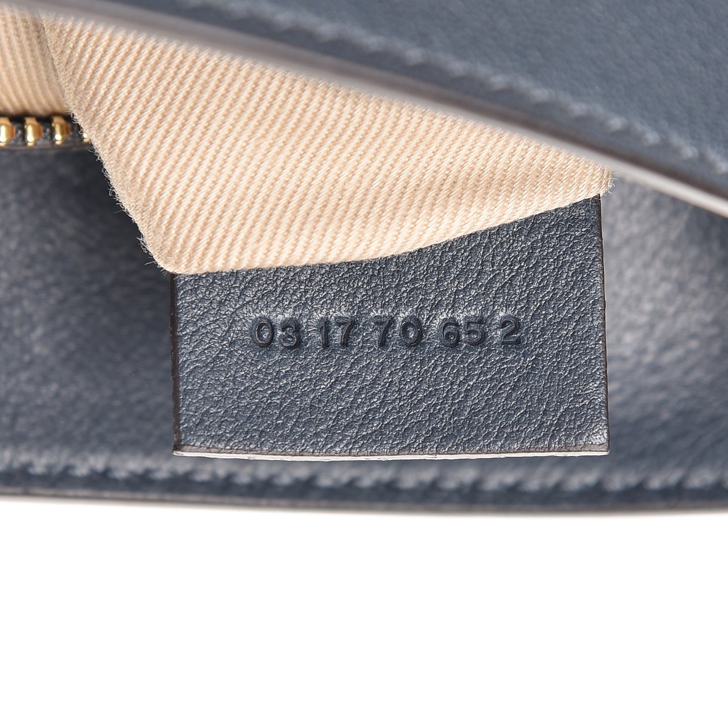 Suede Calfskin Small Faye Backpack Silver Blue