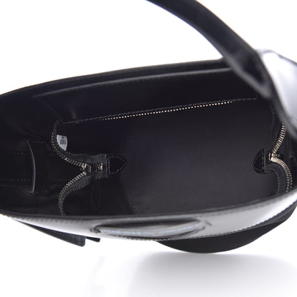 Prada Calfskin Tessuto Nylon Ouverture Bucket Bag Black 5 of 10