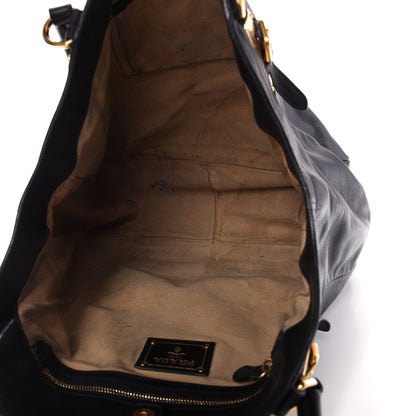 Prada Soft Calf Tote Black 5 of 16