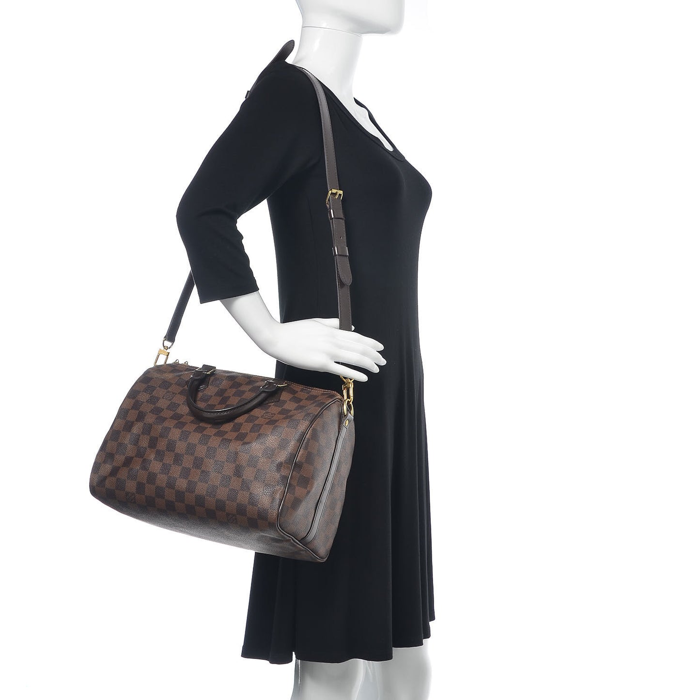Damier Ebene Speedy Bandouliere 30