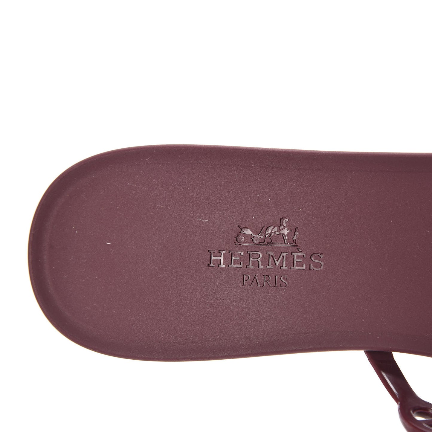 Rubber Chaine d'Ancre Rivage Sandals 37 Bordeaux