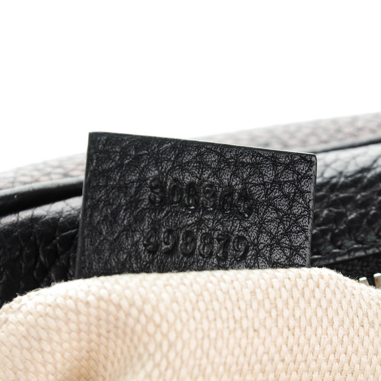 Gucci Pebbled Calfskin Small Soho Disco Bag Black 7 of 7