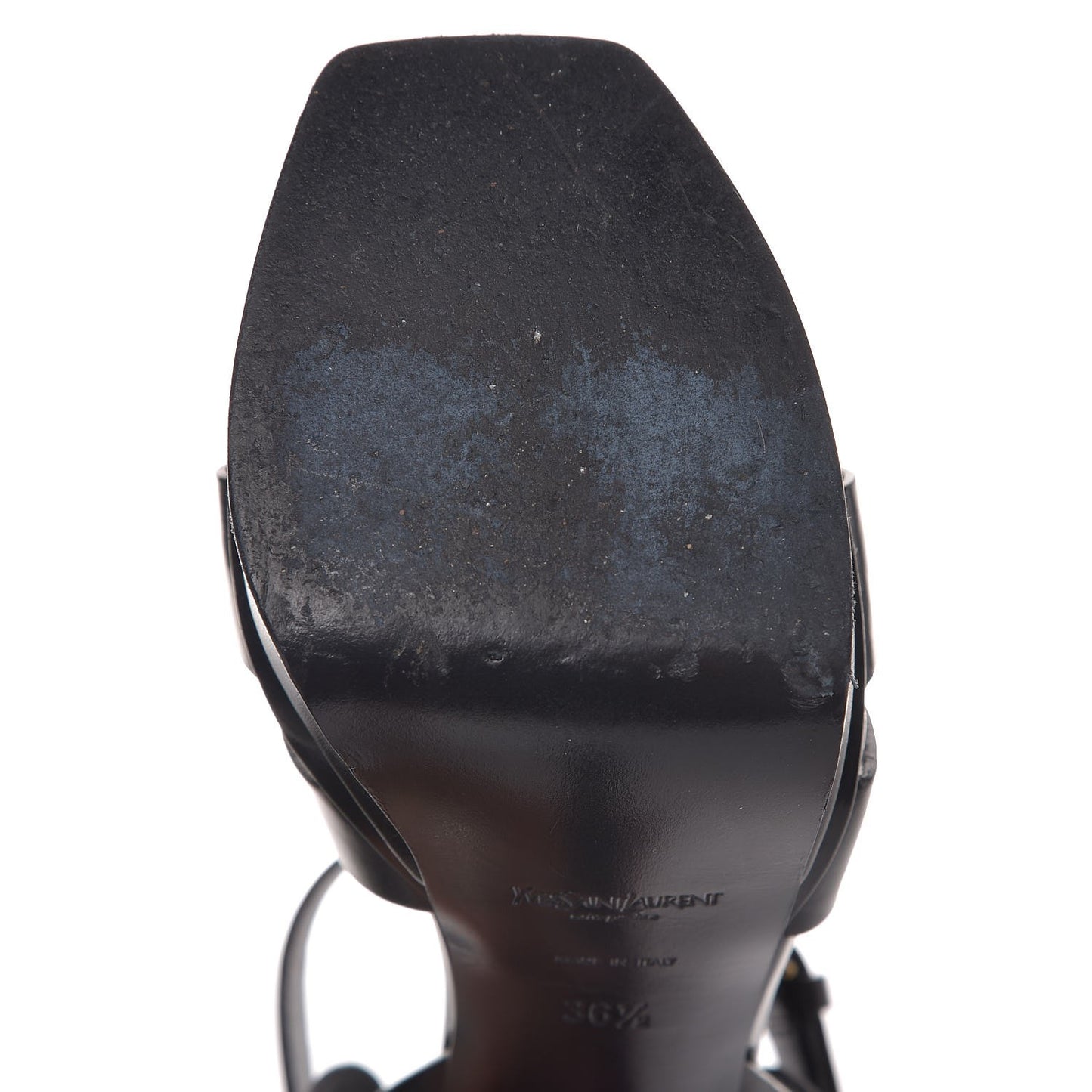 Calfskin Tribute 105 Platform Sandals 36.5 Black