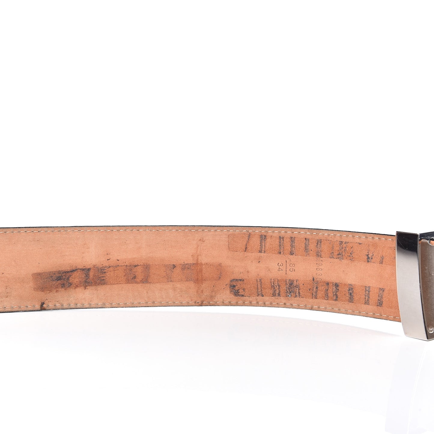 Epi Electric 40mm LV Initiales Belt 85 34 Black