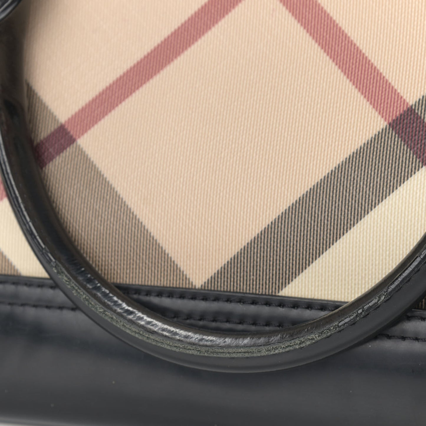 Supernova Check Patent Bowling Bag Black