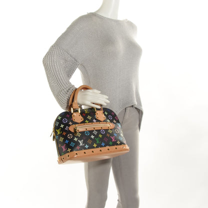 Louis Vuitton Monogram Multicolor Alma Black 2 of 7