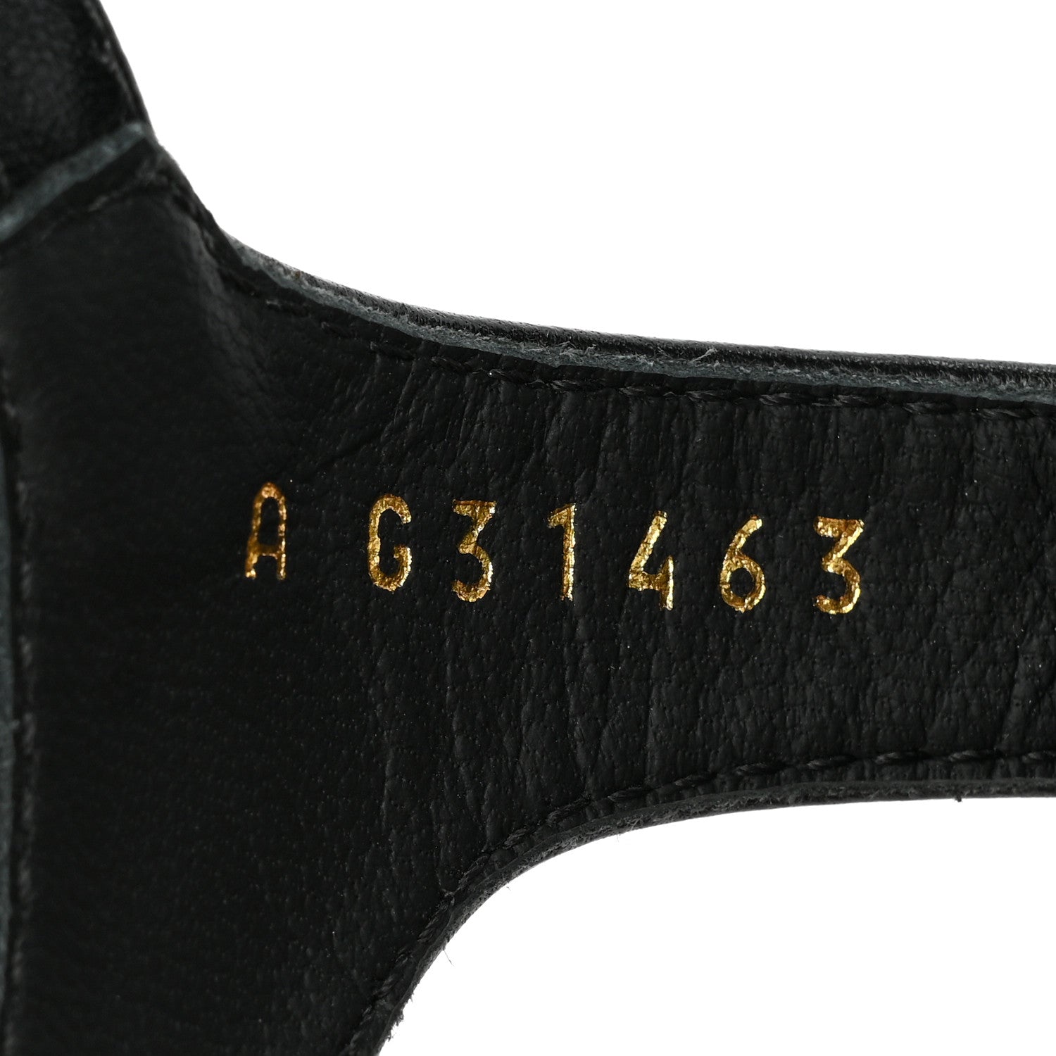 Chanel Goatskin Chain CC Logo Thong Sandals 39 Black 8 of 10