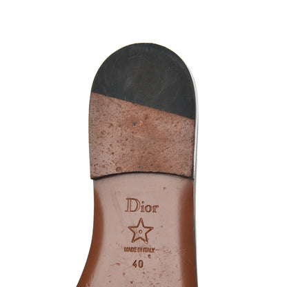 Christian Dior Canvas Embroidered Dway Mules Slide Sandals 40 Burgundy 13 of 16