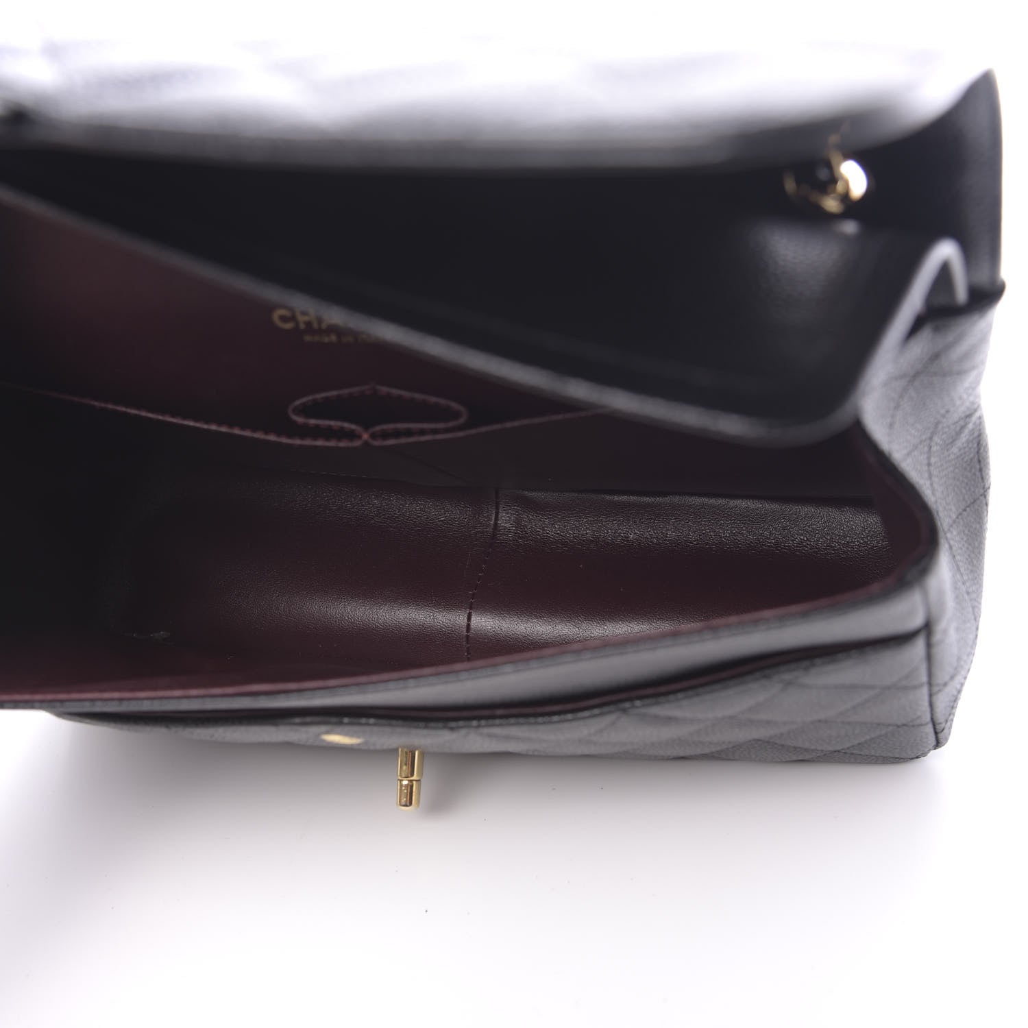 Chanel Caviar Quilted Jumbo Double Flap Black 5 of 10