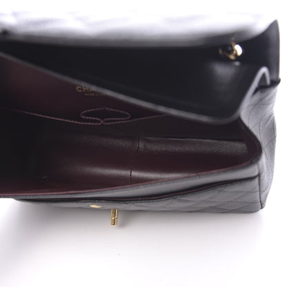 Chanel Caviar Quilted Jumbo Double Flap Black 5 of 10