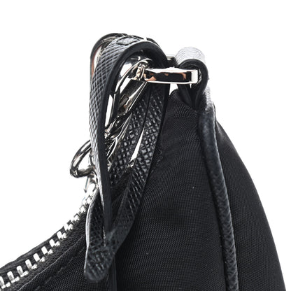 Prada Nylon Re-Edition 2005 Shoulder Bag Black 8 of 10
