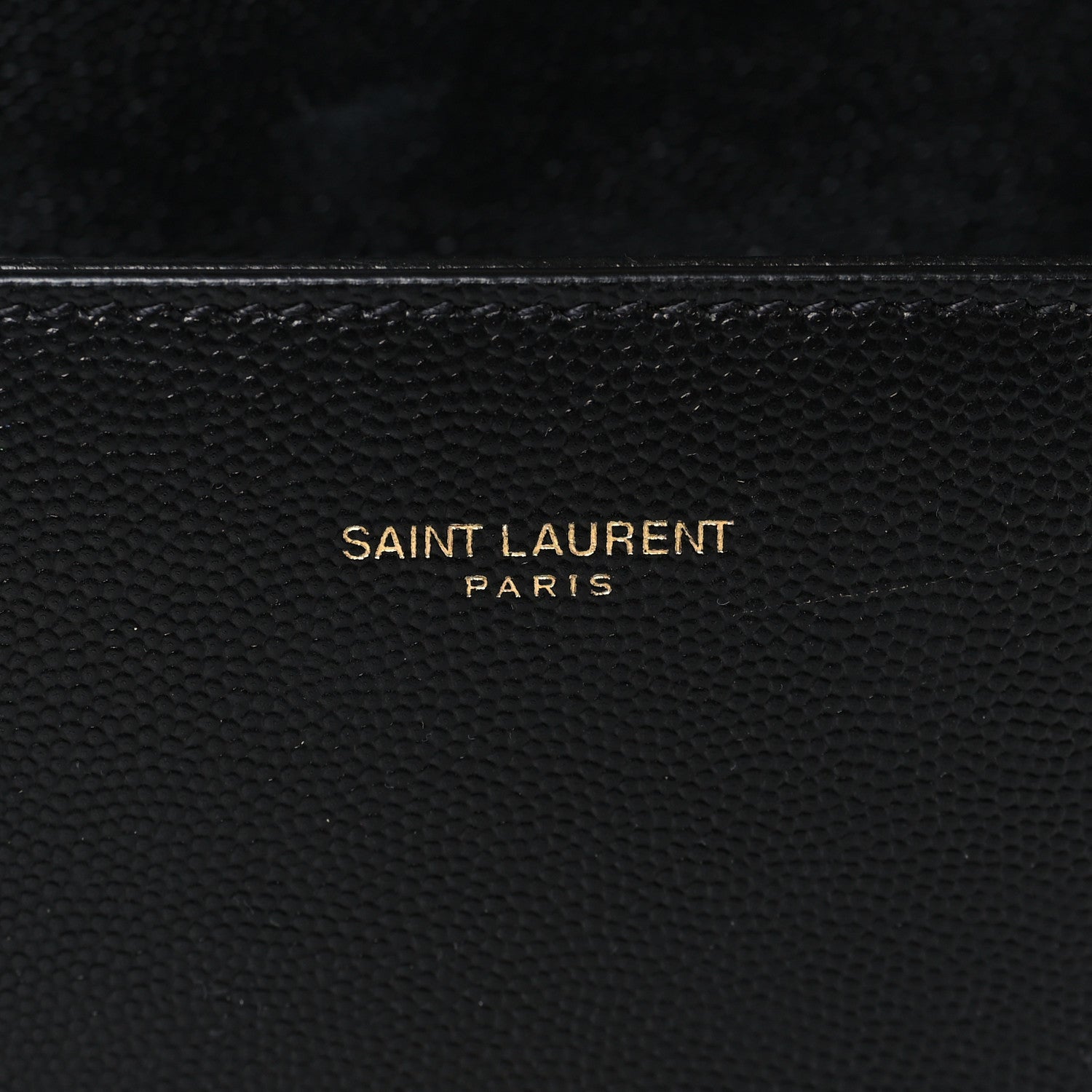 Saint Laurent Grain de Poudre Mini Classic Monogram Cassandra Top Handle Black 6 of 8