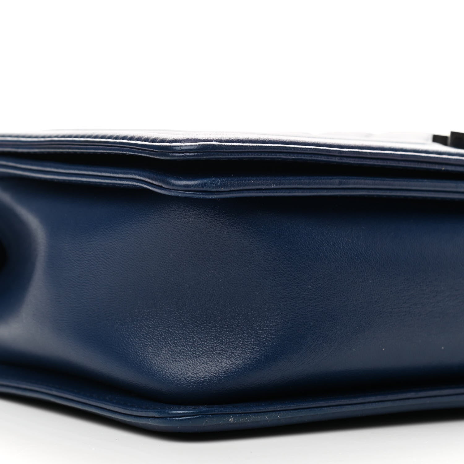 Chanel Lambskin Quilted New Medium Boy Flap Navy 9 of 11