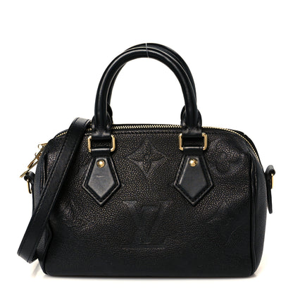 Louis Vuitton Empreinte Monogram Giant Speedy Bandouliere 20 Black 1 of 10