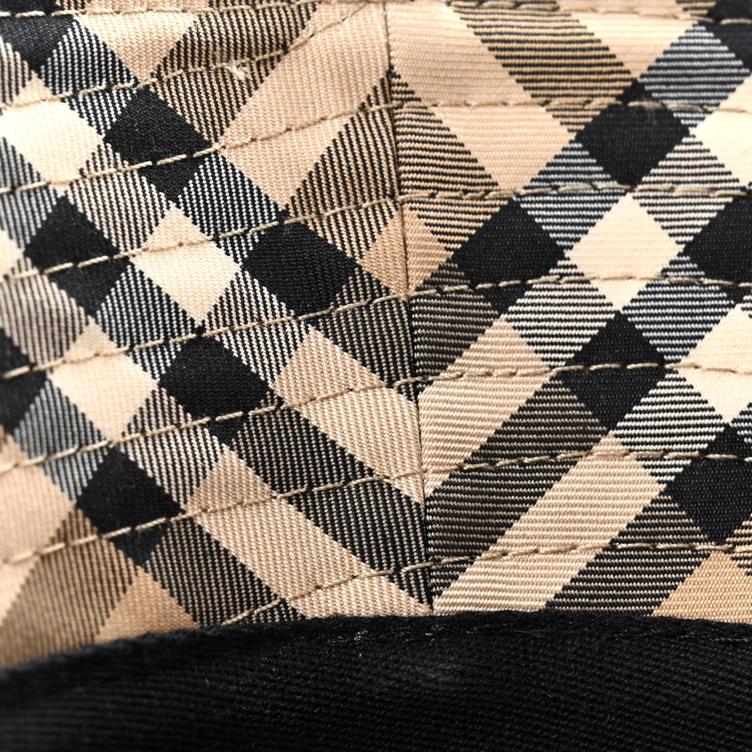 Burberry Technical Cotton Vintage Check Bucket Hat S Archive Beige 10 of 10