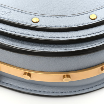 Chloe Calfskin Small Nile Bracelet Minaudiere Bag Washed Blue 13 of 17