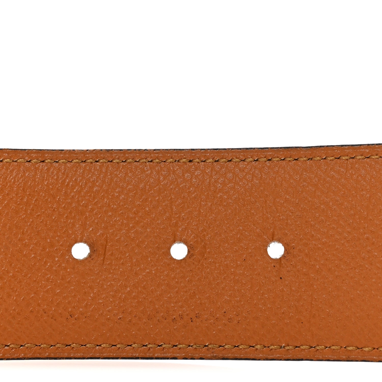 Hermes Box Epsom 42mm Belt Strap 95 38 Brique Sesame 4 of 7