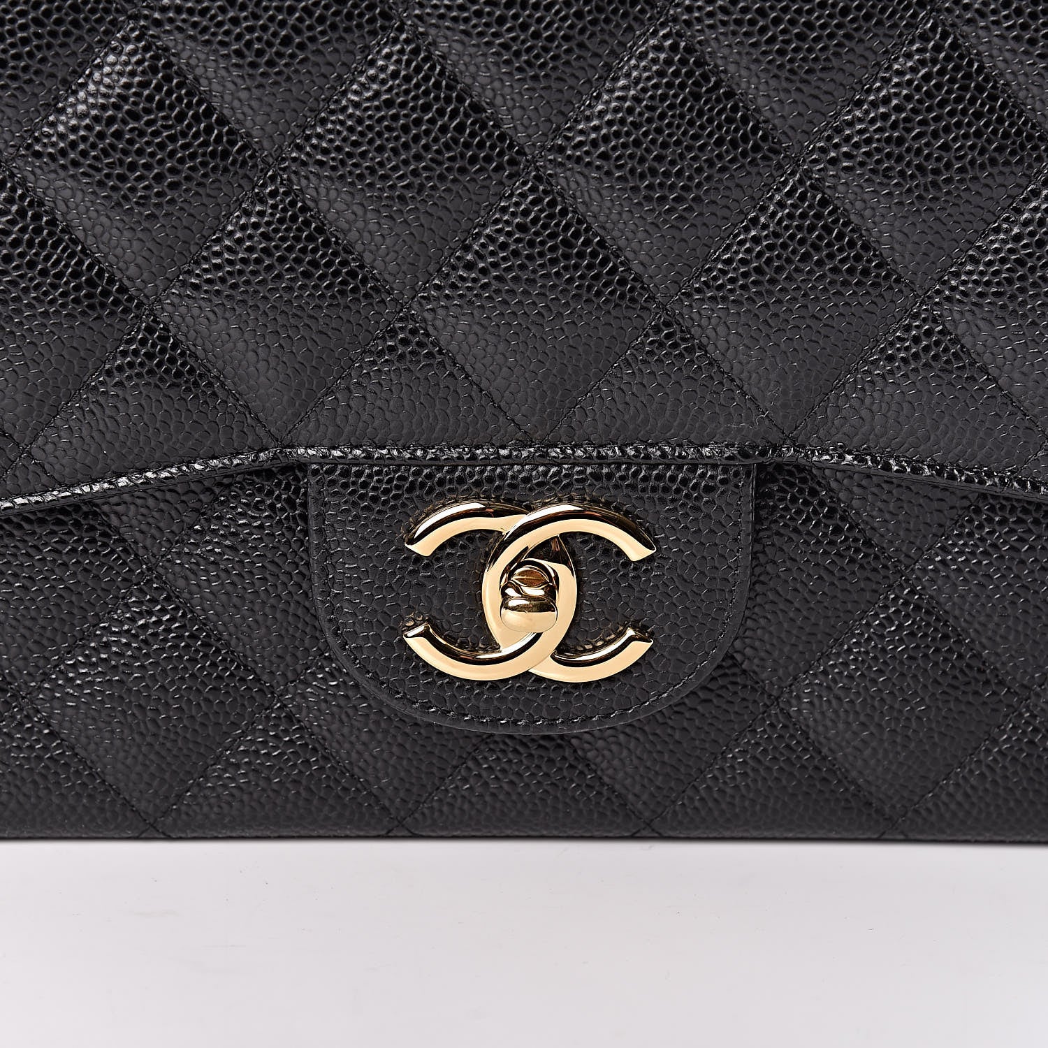 Chanel Caviar Quilted Maxi Double Flap Black 8 of 10