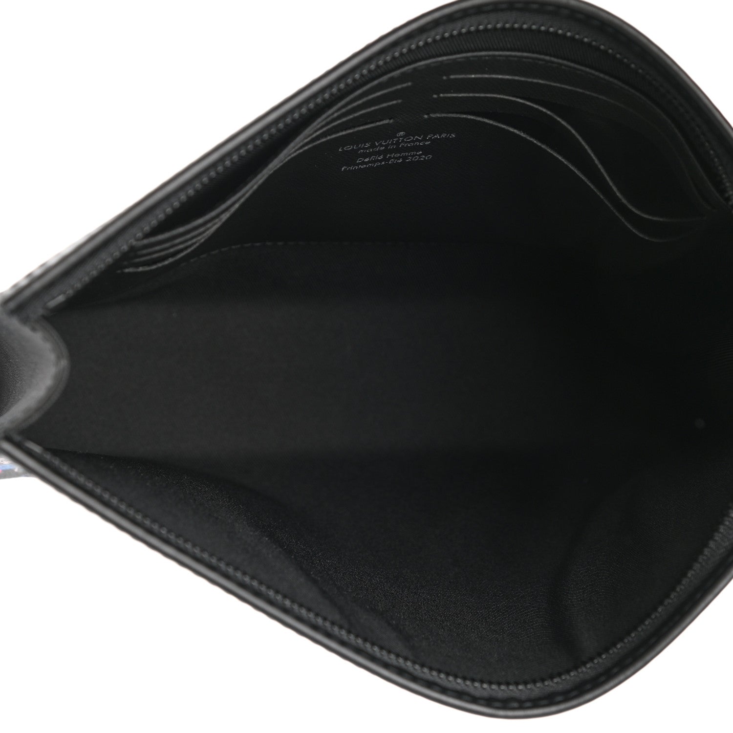 Louis Vuitton Monogram Eclipse Folia Pochette Voyage MM 5 of 9