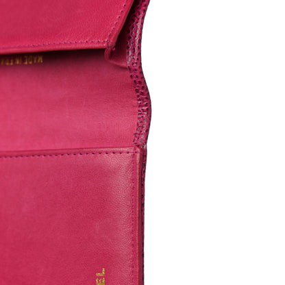 Chanel Caviar Timeless CC Card Holder Wallet Dark Pink 17 of 18