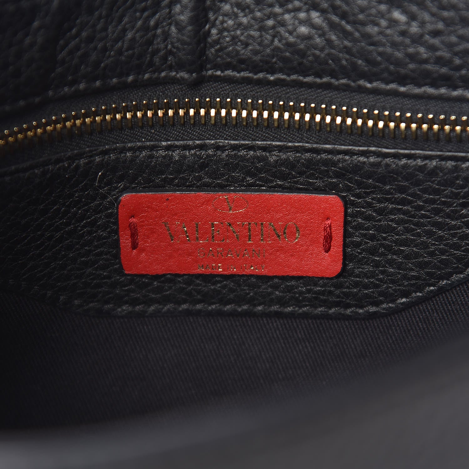 Valentino Garavani Pebbled Calfskin Medium Rockstud Flap Saddle Bag Black 6 of 14