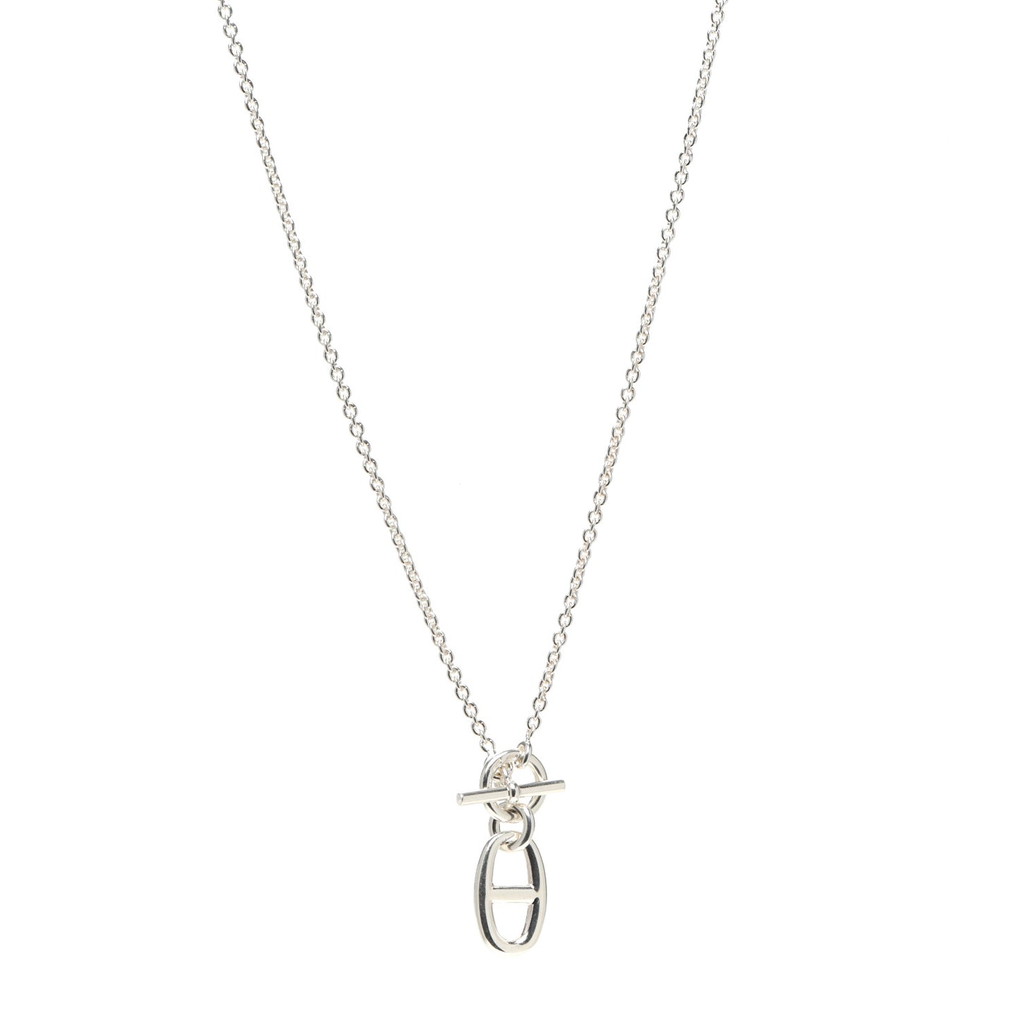 Sterling Silver Amulette Chaine d'Ancre Necklace