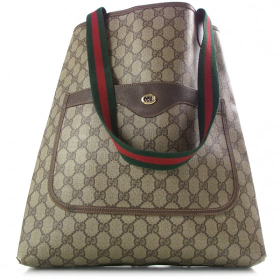 Monogram Web Tote Ebony
