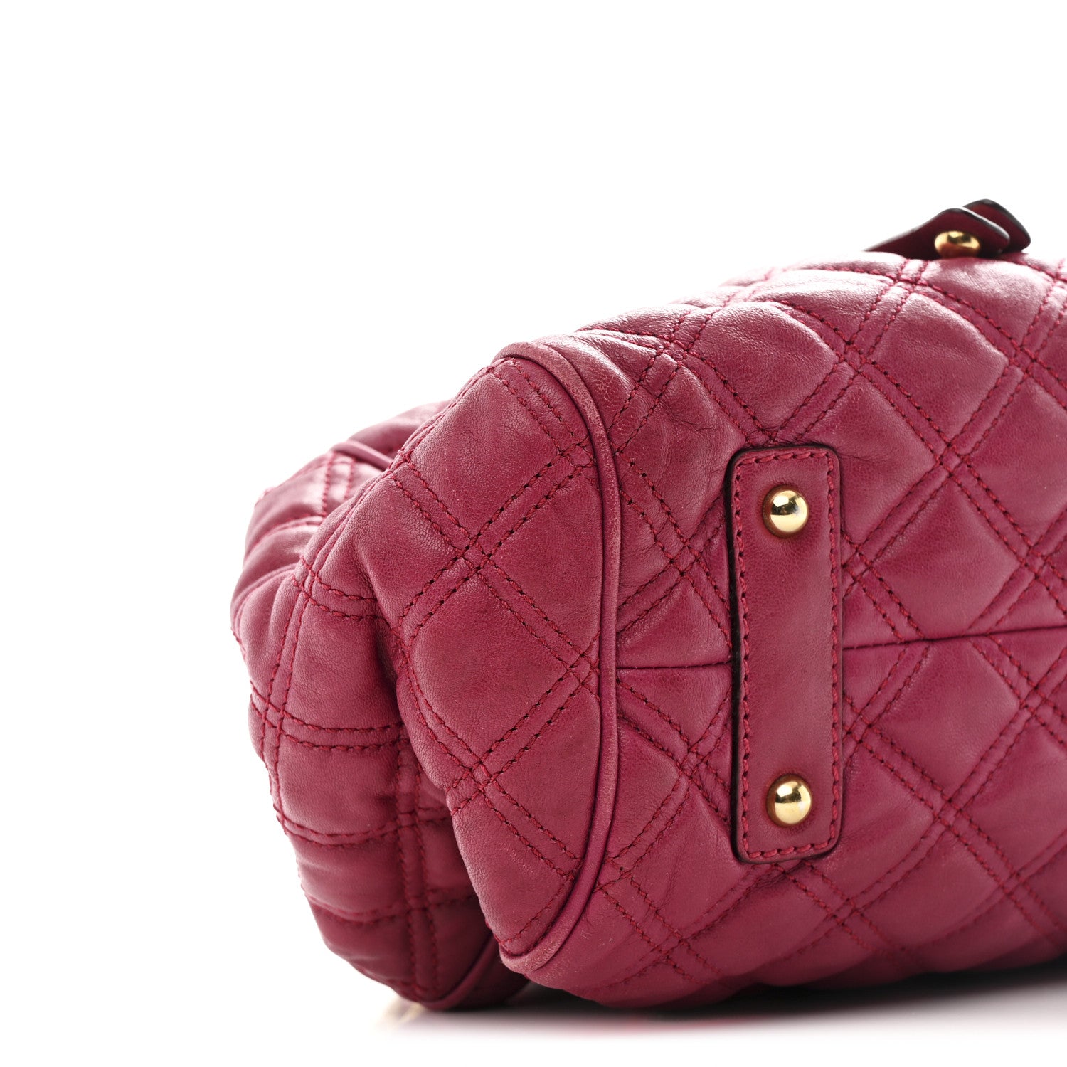 Marc Jacobs Calfskin Quilted Leather Stam Bag Pink 9 of 12