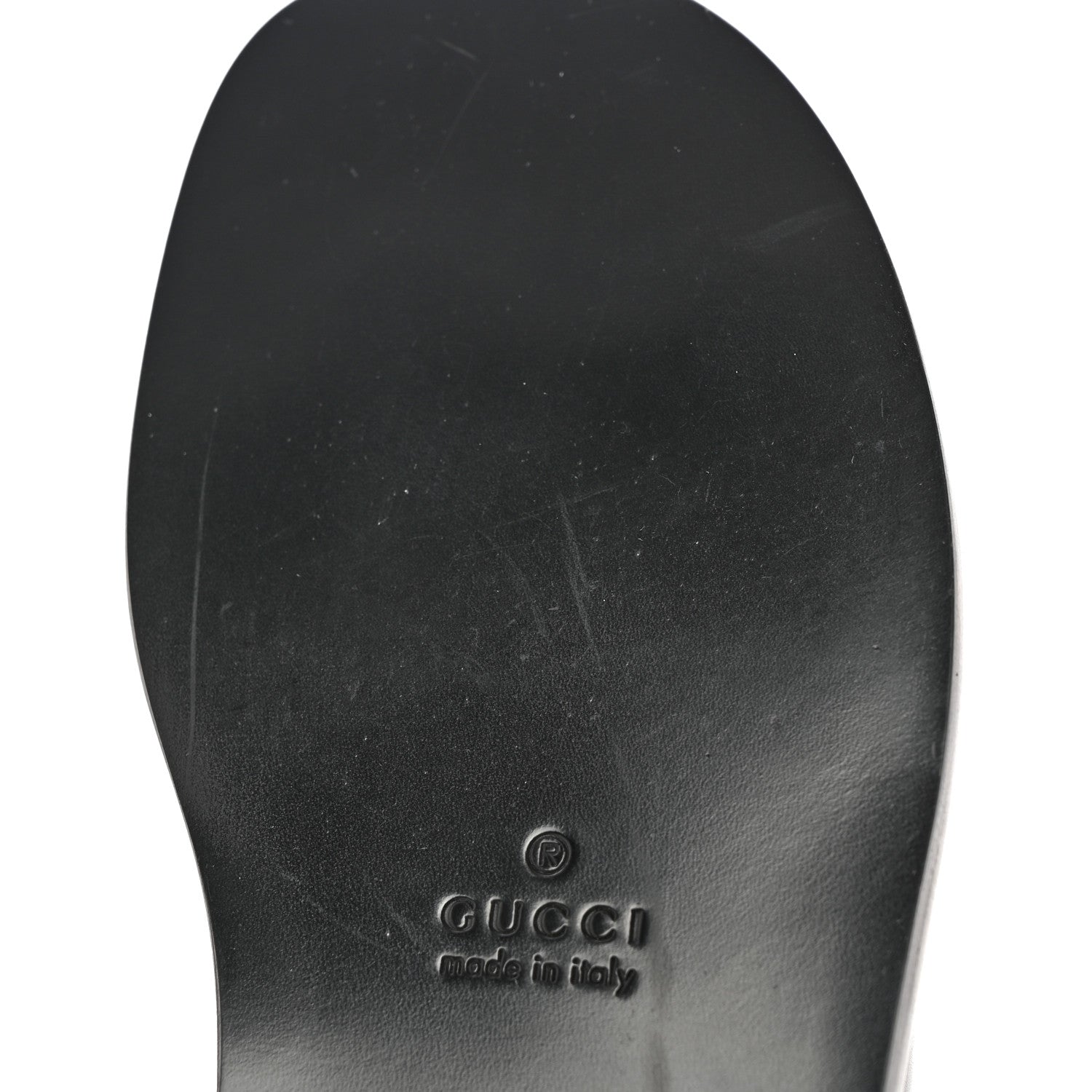 Gucci Rei Calfskin Cirano Lux Mens GG Marmont Thong Flat Sandals 6 Black 11 of 12
