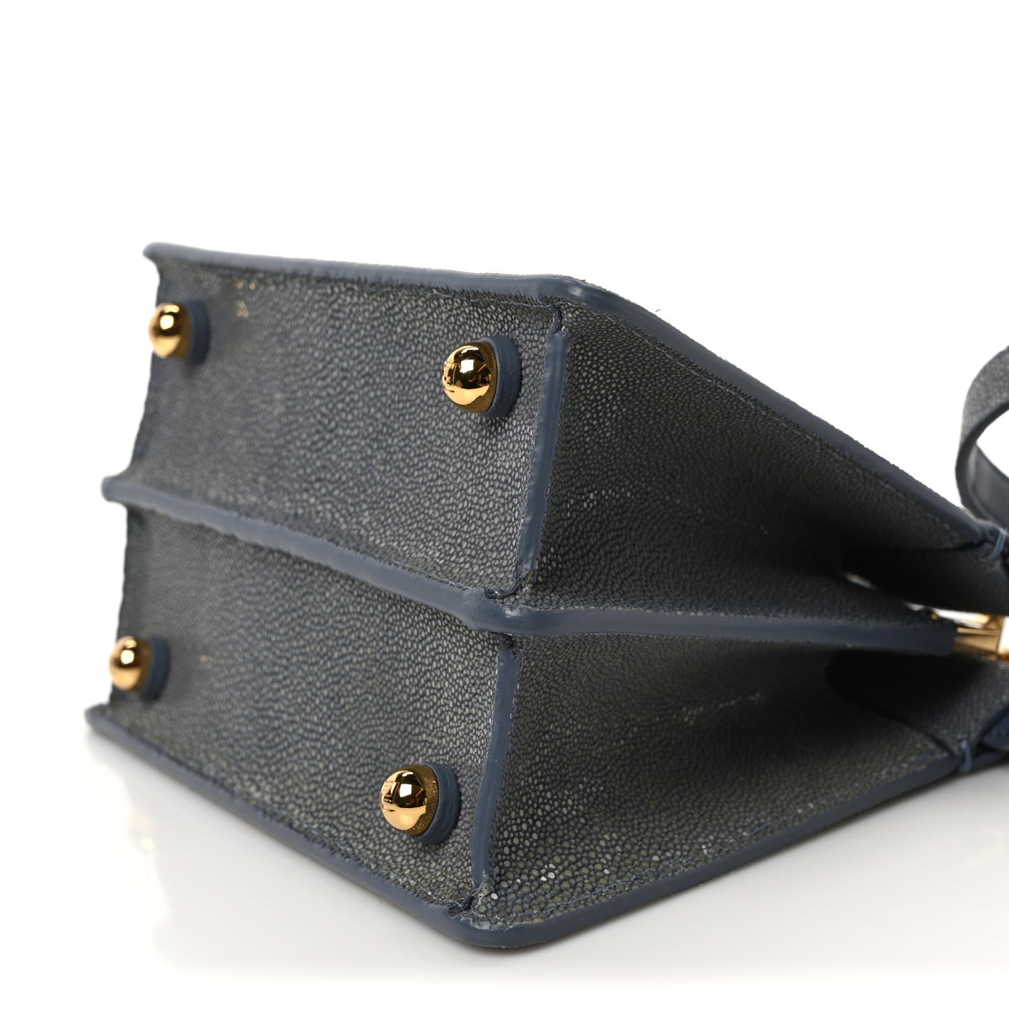 Stingray Shiny Nappa Petite Peekaboo I SEE U Satchel Mirto