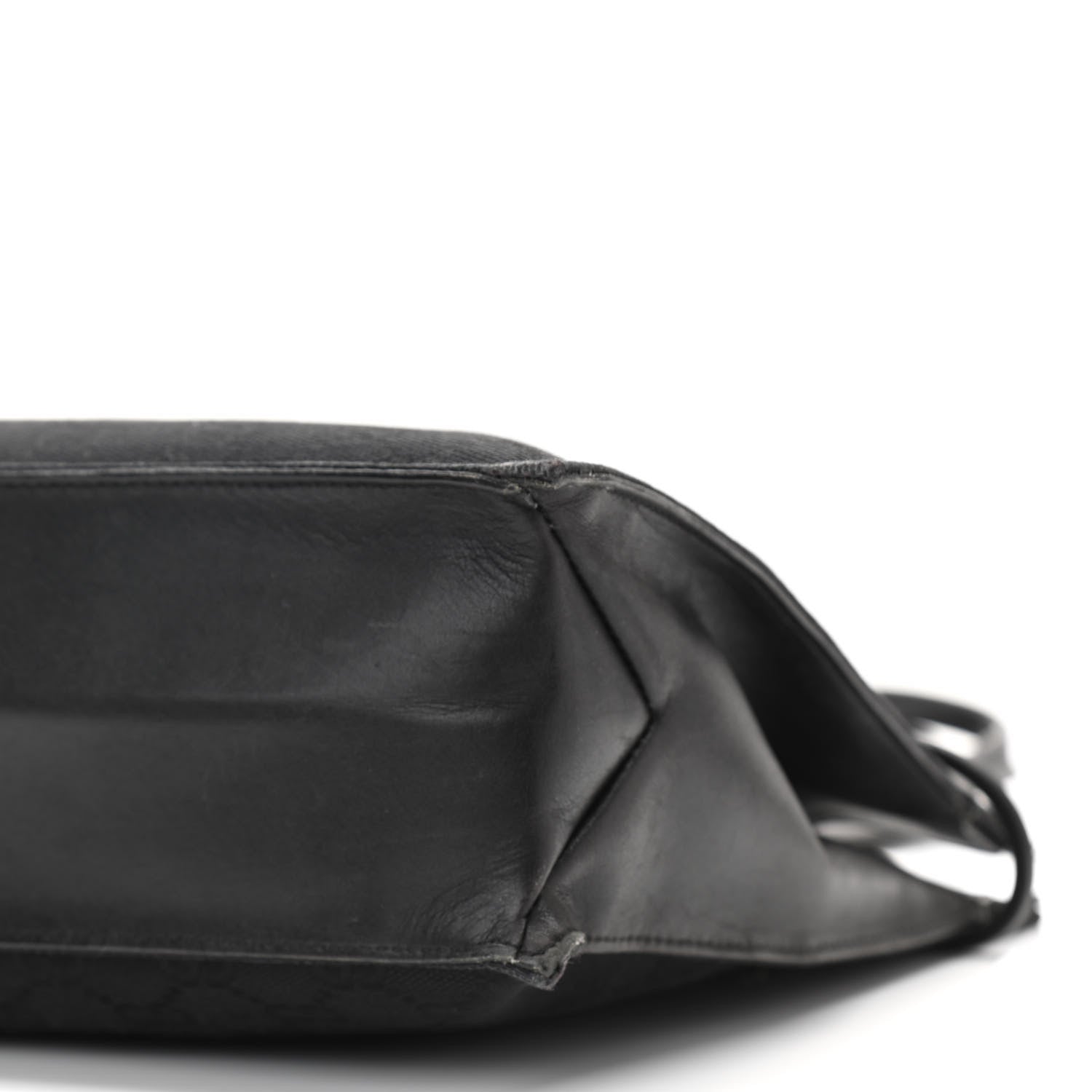 Gucci Monogram Drawstring Bag Black 10 of 12