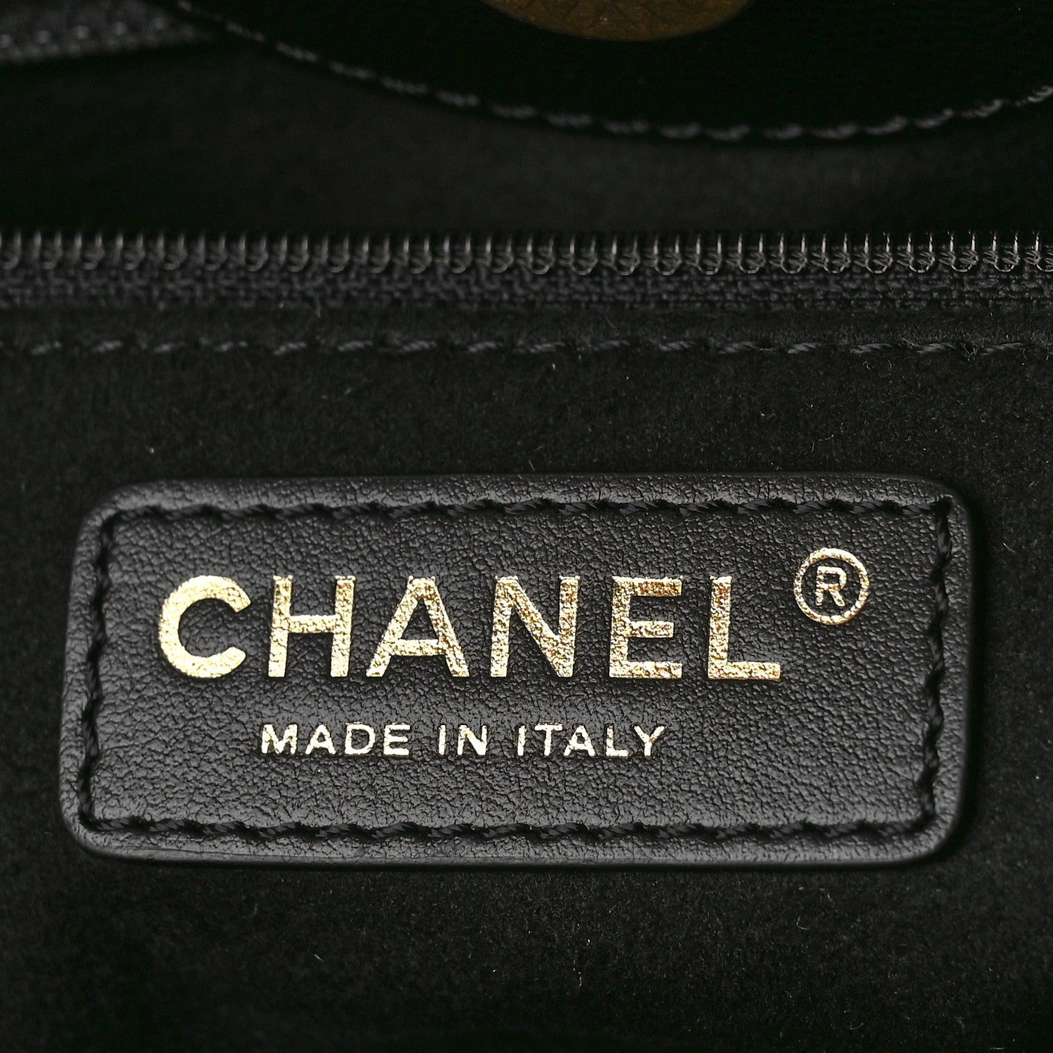 Chanel Caviar Small Studded Deauville Tote Black 6 of 9