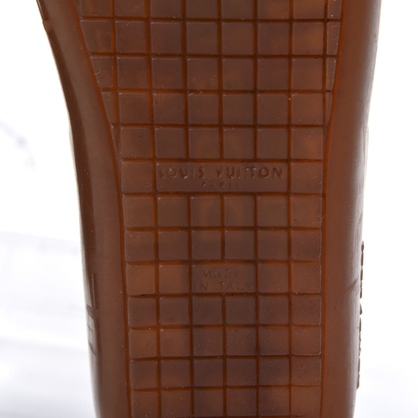 Nylon Platform Flat Sandals 39.5 Brown