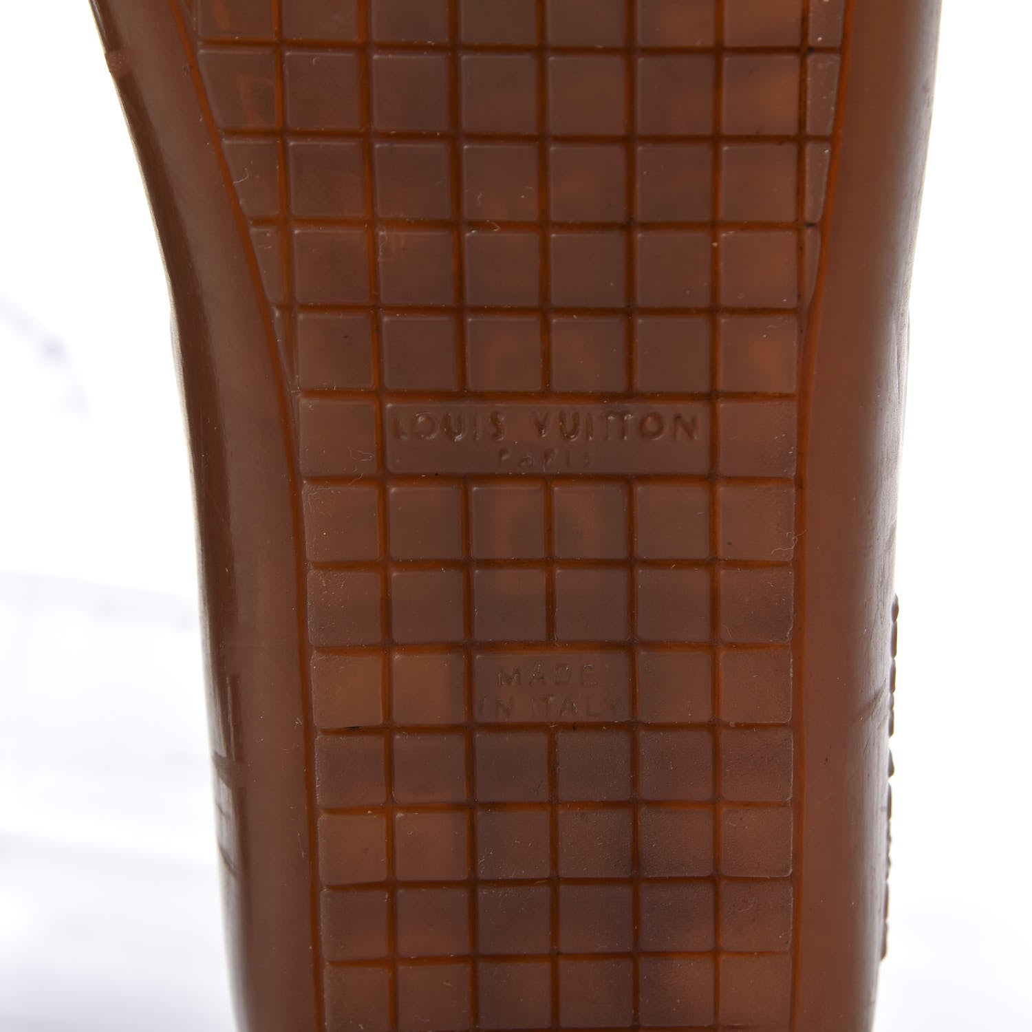 Louis Vuitton Nylon Platform Flat Sandals 39.5 Brown 8 of 10