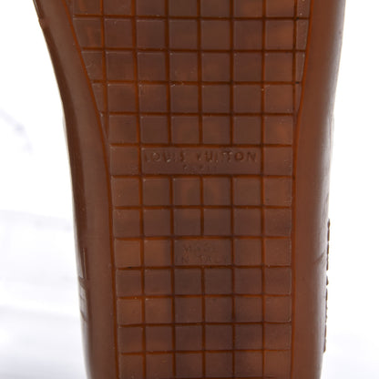 Louis Vuitton Nylon Platform Flat Sandals 39.5 Brown 8 of 10