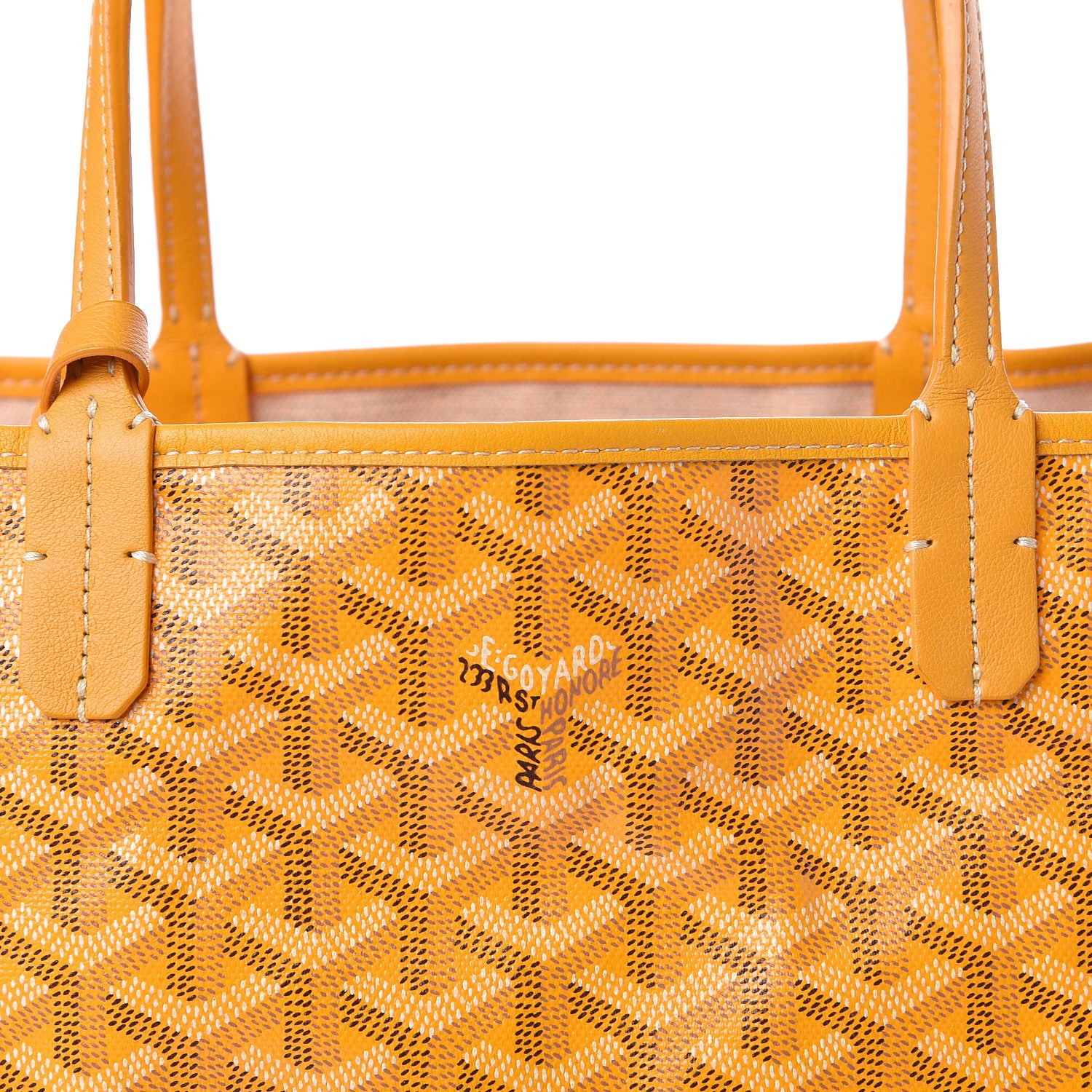 Goyard Goyardine Saint Louis PM Yellow 10 of 12