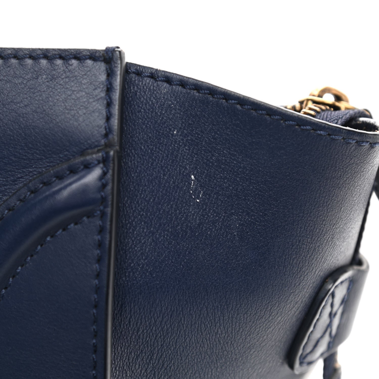 Celine Smooth Calfskin Mini Luggage Ink 5 of 17