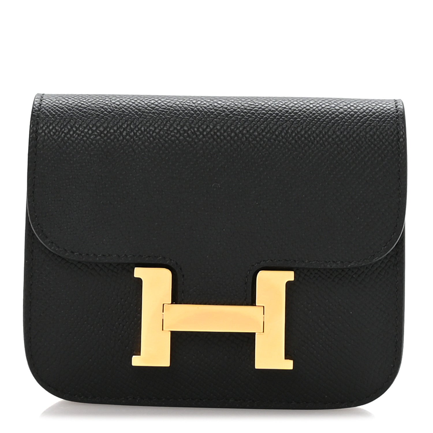 Hermes Epsom Constance Slim Wallet Black 1 of 9