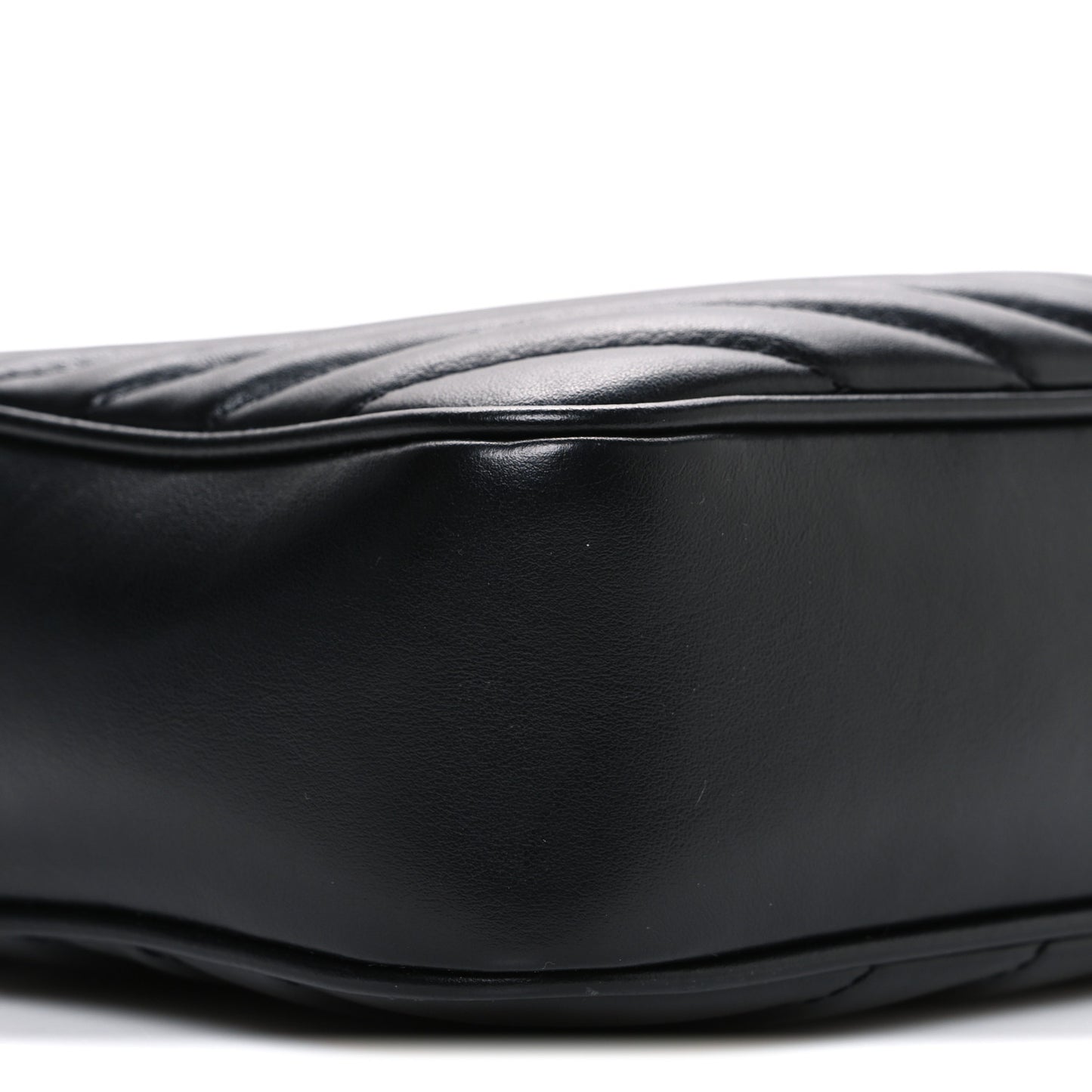 Calfskin Matelasse Monogram Lou Camera Bag Black
