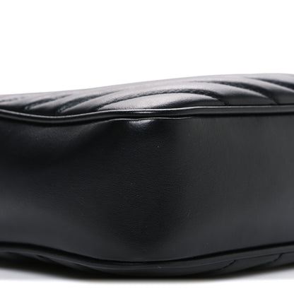 Saint Laurent Calfskin Matelasse Monogram Lou Camera Bag Black 9 of 10