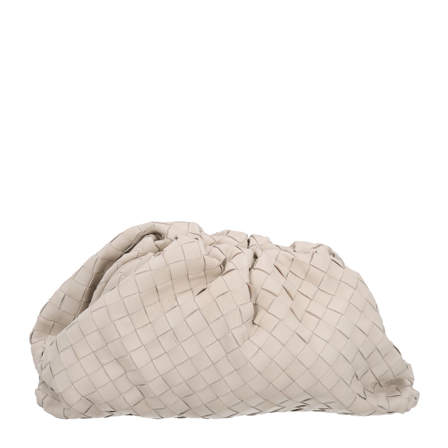 Nappa Maxi Intrecciato The Pouch Oversized Clutch Plaster