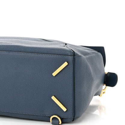 Loewe Calfskin Medium Puzzle Bag Dark Blue 9 of 9