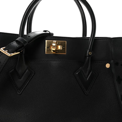 Louis Vuitton Calfskin Monogram Tufting On My Side Black 7 of 9