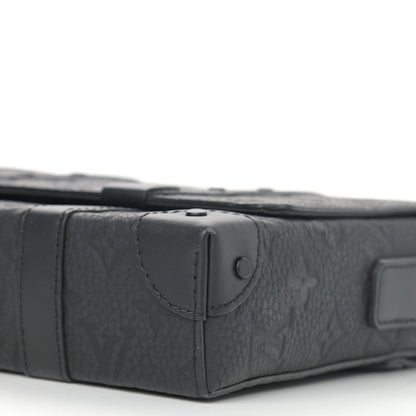Louis Vuitton Taurillon Monogram Trunk Messenger Black 9 of 11